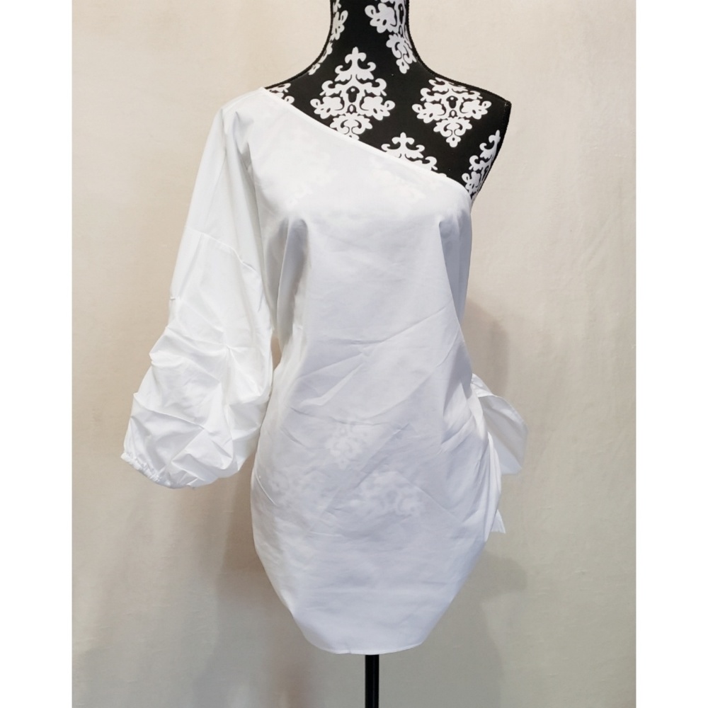 New York & Co | NWT Asymmetrical Open Shoulder Top